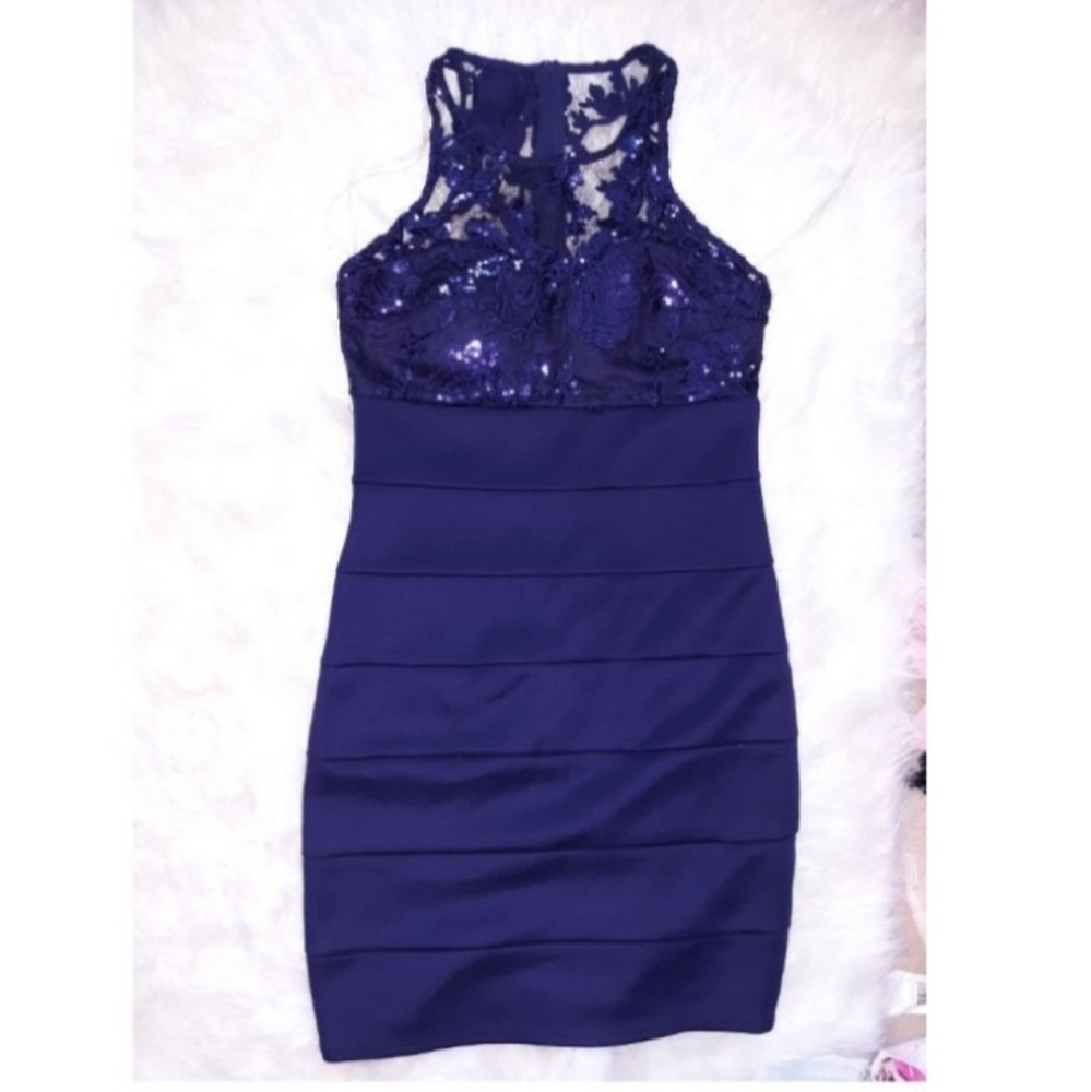 floral sequin bodycon dress